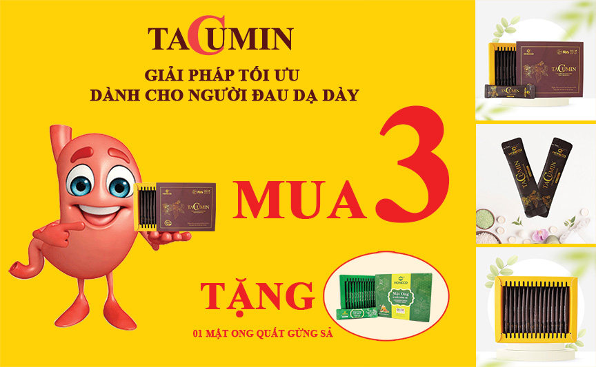 Tacumin giảm viêm loét dạ dày, tá tràng, trào ngược dạ dày hiệu quả